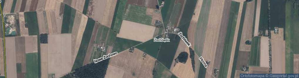 Zdjęcie satelitarne Żochówek ul.